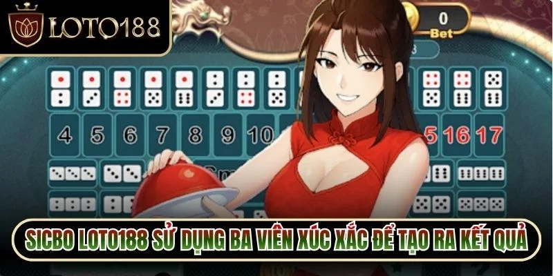 Sicbo Loto188 - Khám Phá Thế Giới Xúc Xắc Đầy Kịch Tính 2 Sicbo Loto188 sử dụng ba viên xúc xắc để tạo ra kết quả cho từng lượt