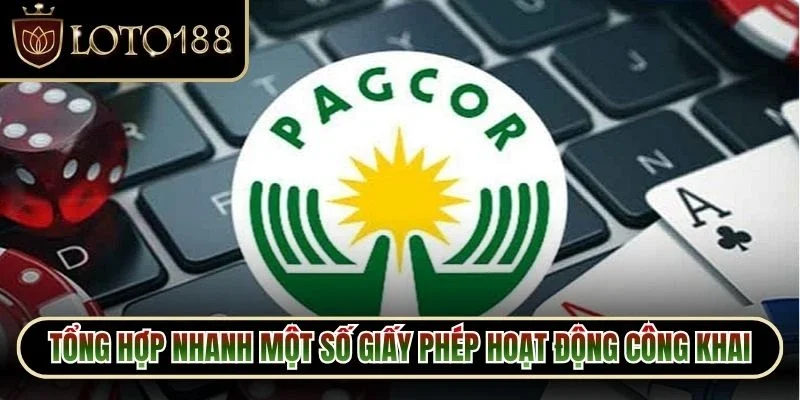 Giấy Phép Hoạt Động Loto188 2 Tổng hợp nhanh một số giấy phép hoạt động công khai hiện nay